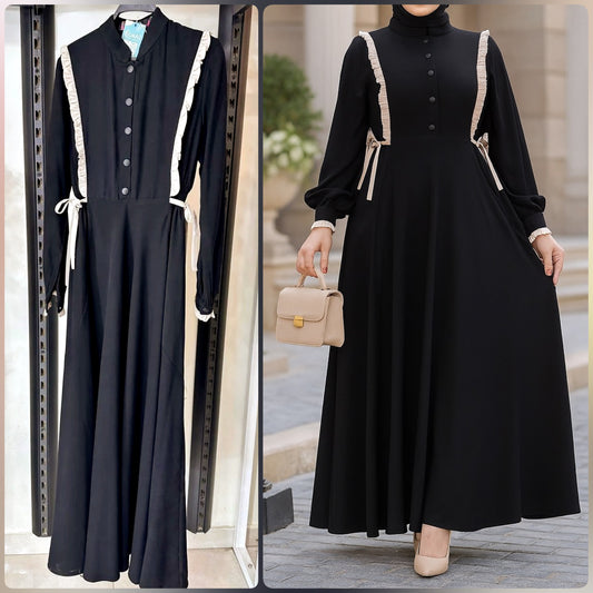 Cullinan Abaya Crepe Black