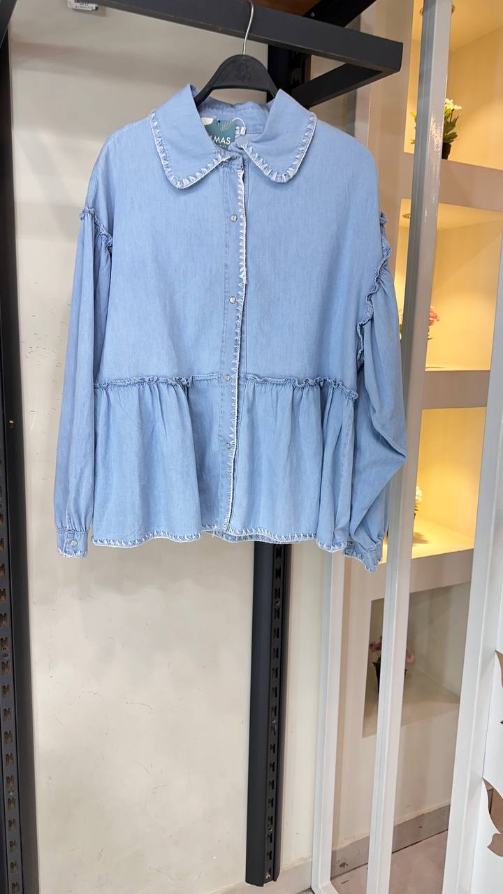 Denim Blouse Buttons