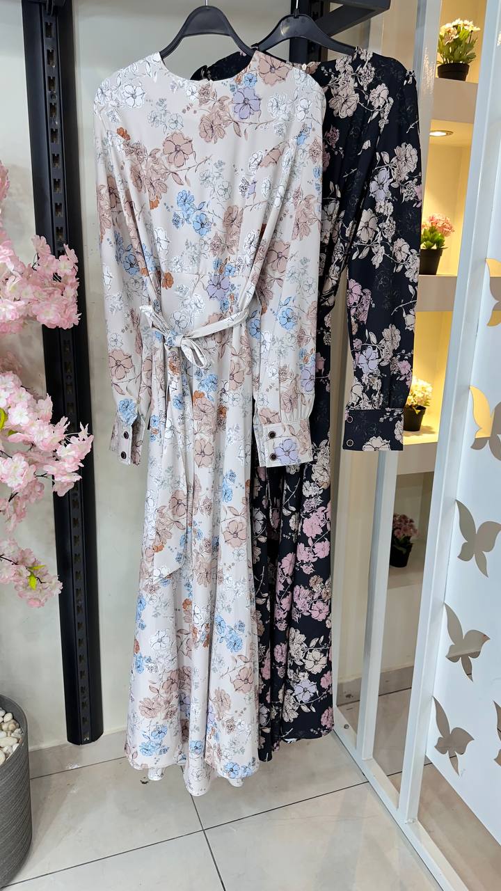 Malvena Printed Crepe Dress