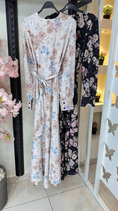 Malvena Printed Crepe Dress