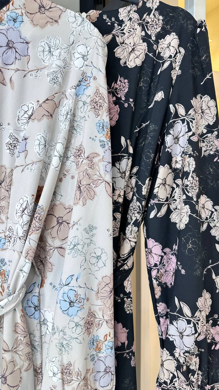 Malvena Printed Crepe Dress