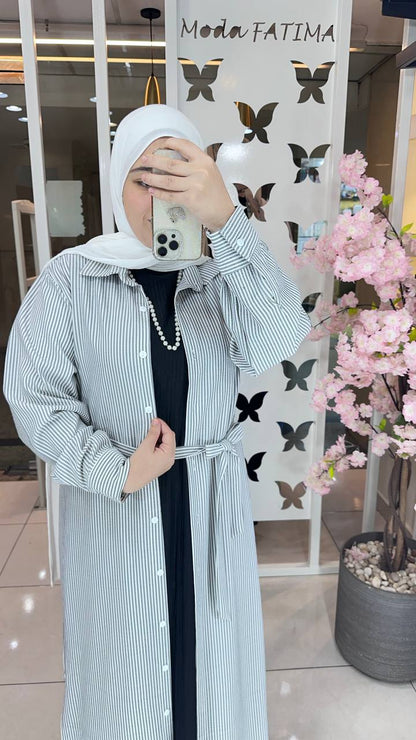 Mira Striped korecha Buttons