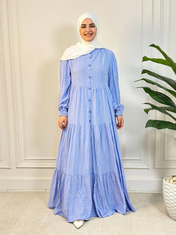 Ruana Dress -Baby Blue
